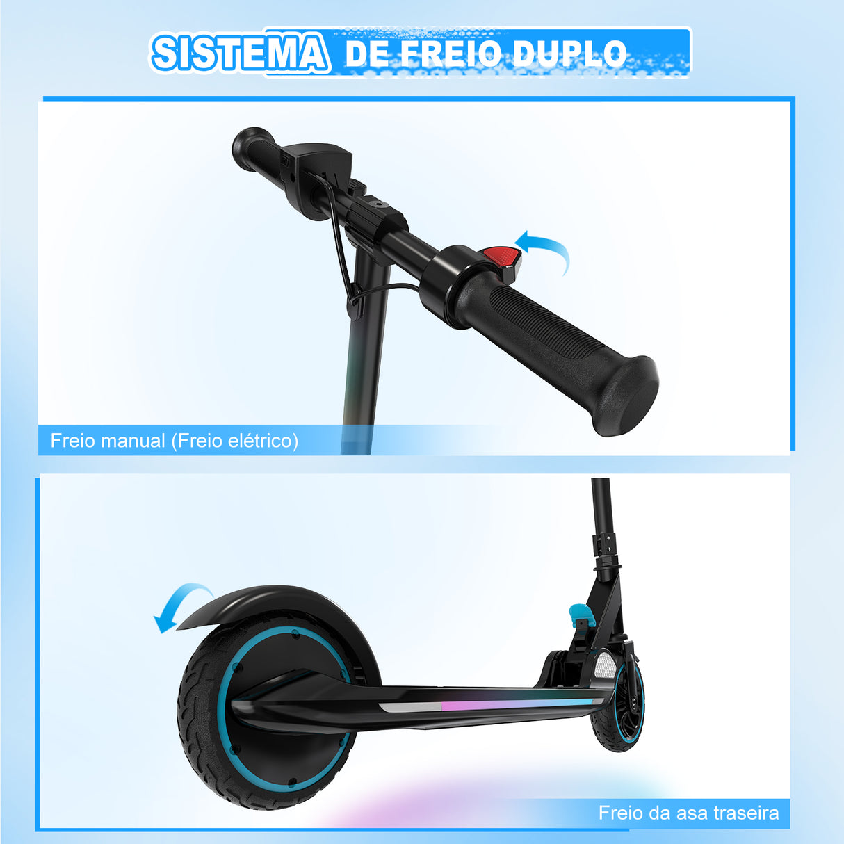 W11 Patinete Elétrico para Crianças