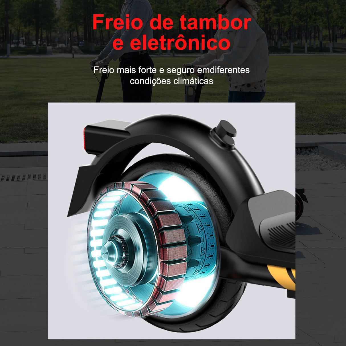 H12 Scooter Elétrica Dobrável