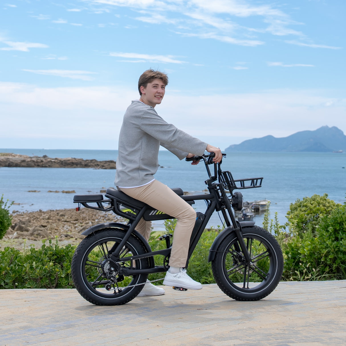 HY9 Pro Bicicleta Elétrica com Dupla Bateria e Longa Autonomia