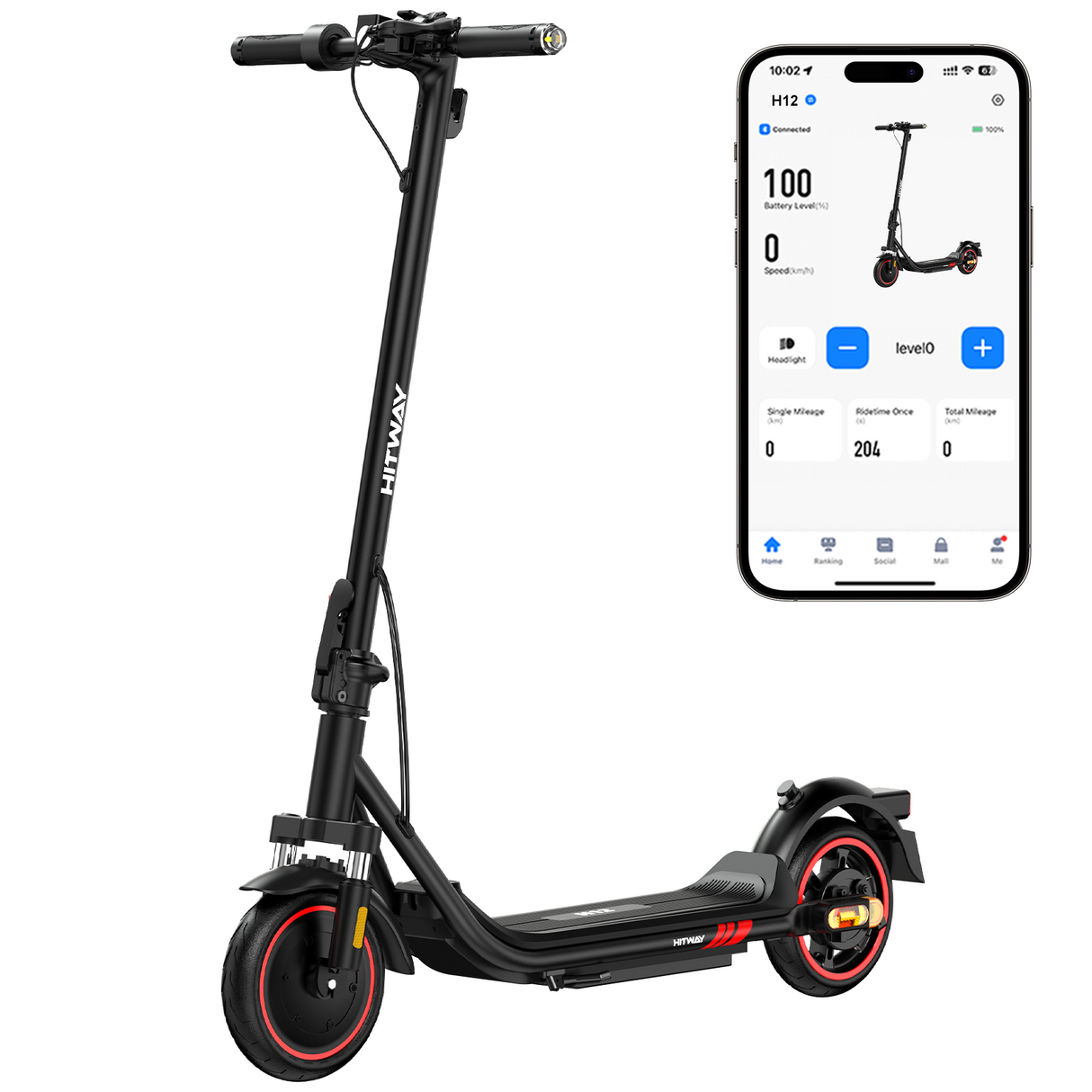 H12 Scooter Elétrica Dobrável