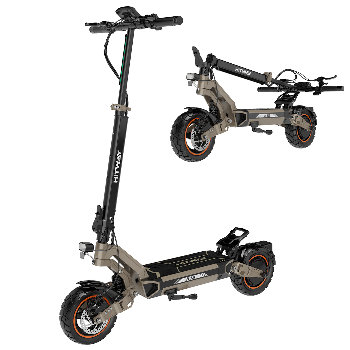 H18 Patinete Elétrico 1000W Potente