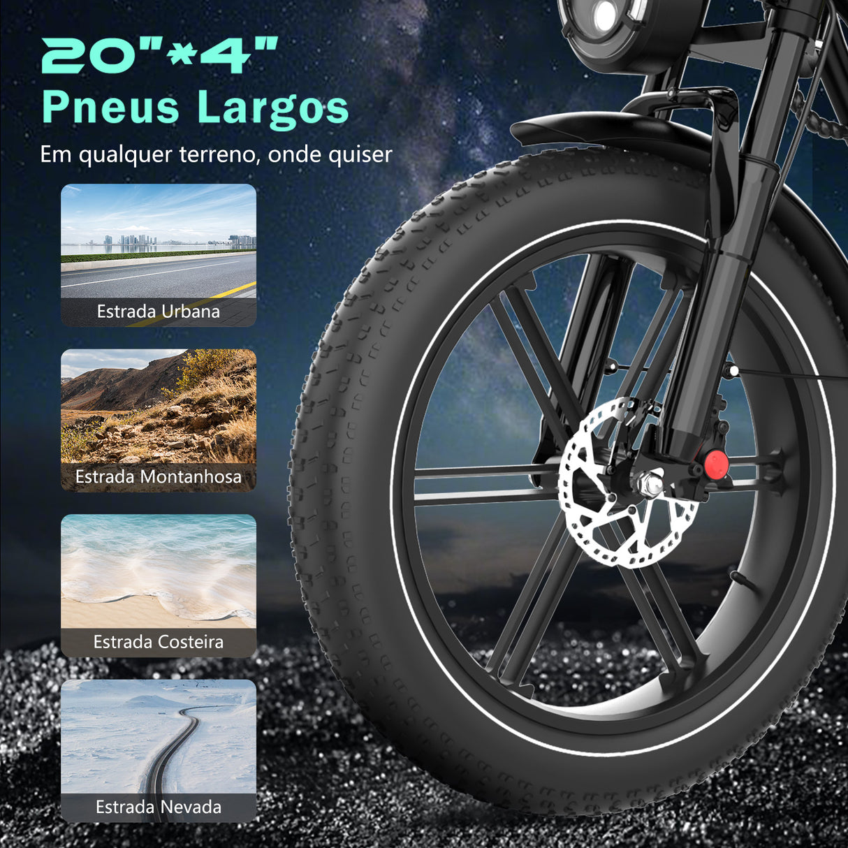 HY9 Pro Bicicleta Elétrica com Dupla Bateria e Longa Autonomia