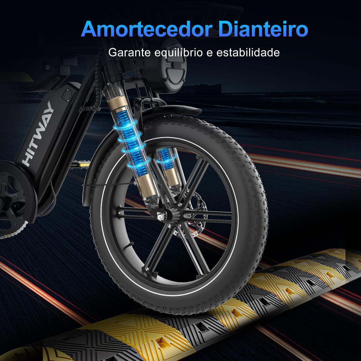 HY9 Bicicleta Elétrica 1000W com APP e NFC