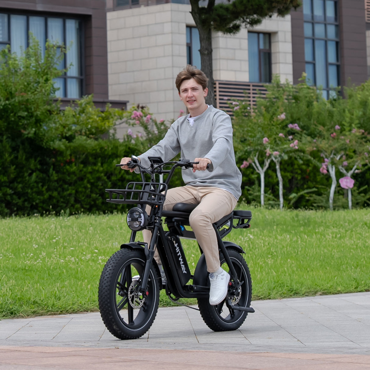 HY9 Pro Bicicleta Elétrica com Dupla Bateria e Longa Autonomia