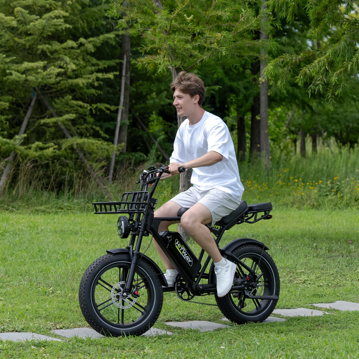 HY9 Bicicleta Elétrica 1000W com APP e NFC