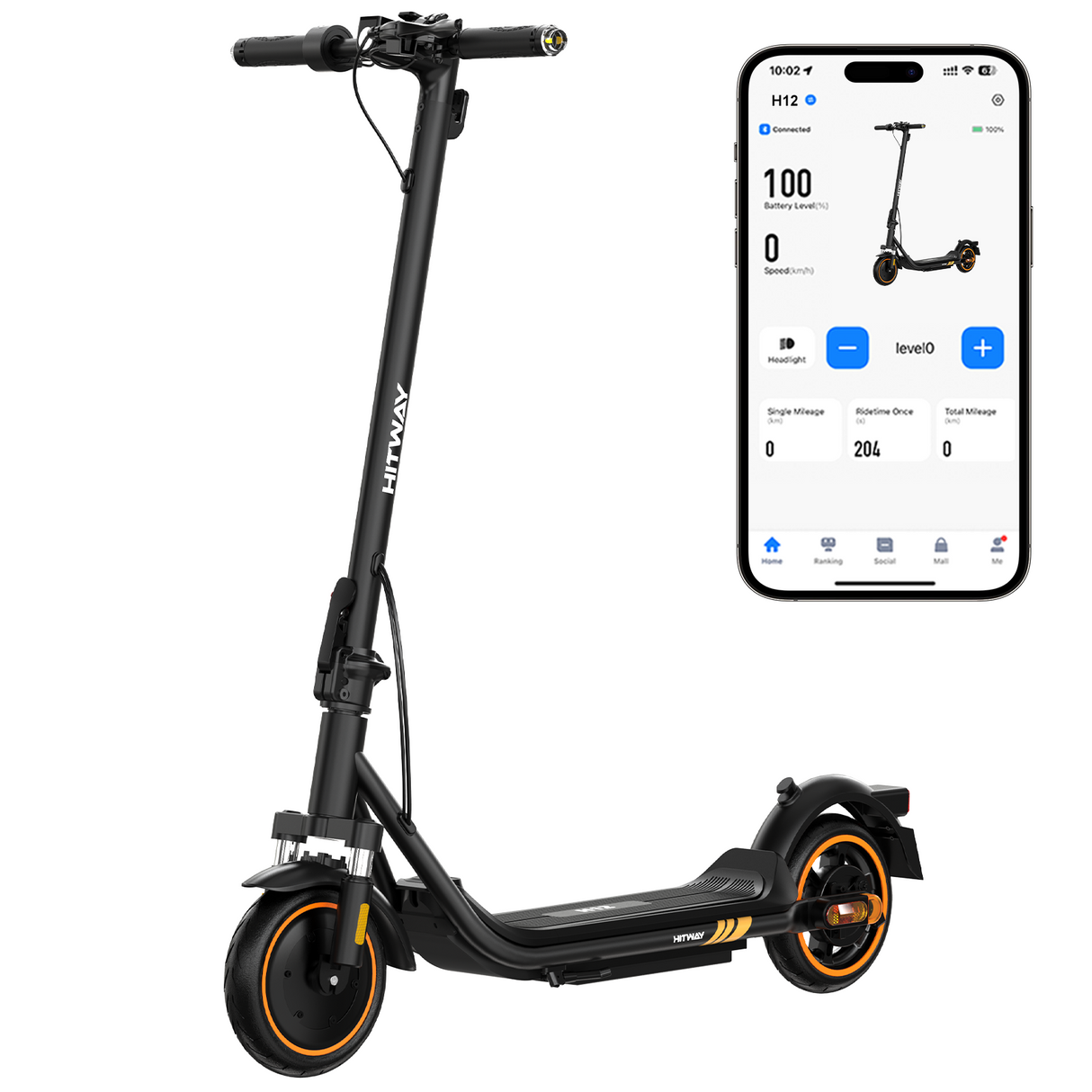 H12 Scooter Elétrica Dobrável