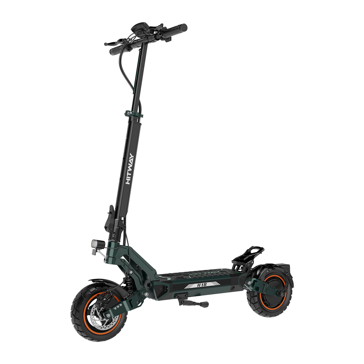 Scooter Elétrica HITWAY H18 Preto Verde