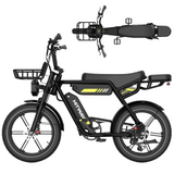 HY9 Pro Bicicleta Elétrica com Dupla Bateria e Longa Autonomia